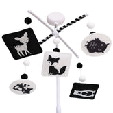 Vlokup Montessori Mobile woodland bear enhances visual engagement for newborns