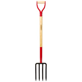 VNIMTI garden fork with 4-tine spading for efficient soil work