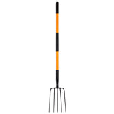 VNIMTI pitch fork head close-up shows tough high‑carbon steel tines for durability