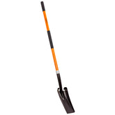 VNIMTI trench shovel with 4-inch blade for precise trenching and clean soil removal