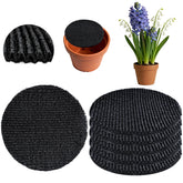 Voccos drainage disc side view for 9-inch pots improving soil containment and drainage.