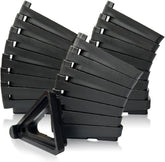Vorregenweiss pot feet under pot stabilize heavy outdoor planters and promote airflow.