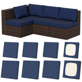 Vorshape 8Pcs stretch cushion covers on large square cushions for a sleek, wrinkle-free update.
