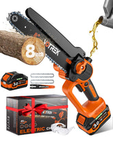 VOTREK 8-inch mini chainsaw bar and chain for efficient yard trimming