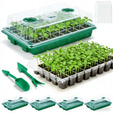 VPQZUPG seed starter tray with 200 cells enables efficient germination for many seeds.