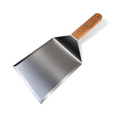 Vriysei Smash Burger Spatula blade 6x5 inches for even sear and easy flip