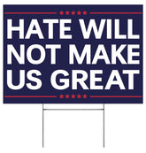 Vrogadso anti yard sign double-sided display for clear visibility from all angles