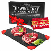 VTOWER defrosting tray 14x8 aluminum heats evenly for faster thawing