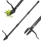 VUGHIUA weed puller with four claws for upright, root-first weed removal.