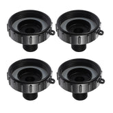 VYH 250-gallon IBC tote drain adapter with a secure hose connection for gardens.
