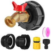 VYH IBC tote adapter with 2.44-inch fine thread for quick water transfer