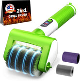 VYTOOV Electric Grill Brush with LED light for nighttime cleaning