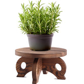 VZODESR Decorative Corner Planter in wood, ideal for brightening a room corner