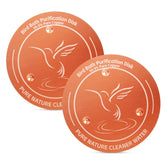 Wacipek copper disc pair for bird baths enhances water freshness.