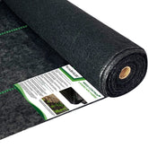 WAENLIR weed barrier fabric 5-8oz roll closeup demonstrates durability for long-lasting weed control.