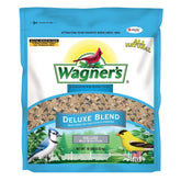 Wagner's 13008 Deluxe Wild Bird Food bag ready for backyard feeding.