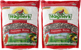 Wagner's Cardinal Blend seed mixture attracts cardinals and songbirds.
