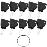 WAH LIN PARTS ignition keys for JCB 14607 with precise cuts for quick replacement