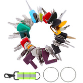 WAH LIN PARTS 42-piece heavy equipment keys overview — versatile set for many machines.