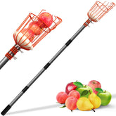 Walensee 8ft fruit picker with extendable pole for reaching high branches safely.