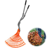Walensee leaf grabber rake with claw for efficient leaf pickup during yard cleanup.