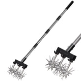 Walensee rotary cultivator long handle view improves comfort during soil tilling.
