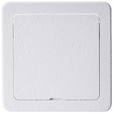 Wallo 4x4 inch access door with white textured finish for drywall access