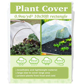 Walwe plant covers in 10x30ft configuration providing frost protection while letting light through