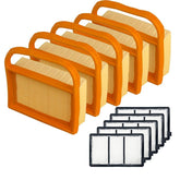 WanQin 5-pack air filter for Stihl TS410/TS420, shown in pack shot, ready for replacement.