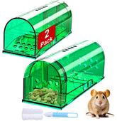 Wanqueen humane mouse trap 2-pack front view highlighting reusable design for home use