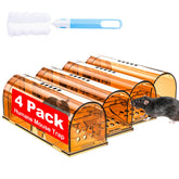 Wanqueen humane mouse trap front view shows compact, reusable design for indoor use