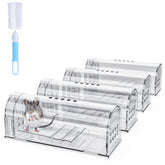 Wanqueen humane mouse traps set for no-kill live catch indoors and outdoors