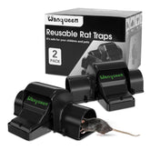 Wanqueen reusable rat trap with dual-entry design for indoor use and efficient capture.