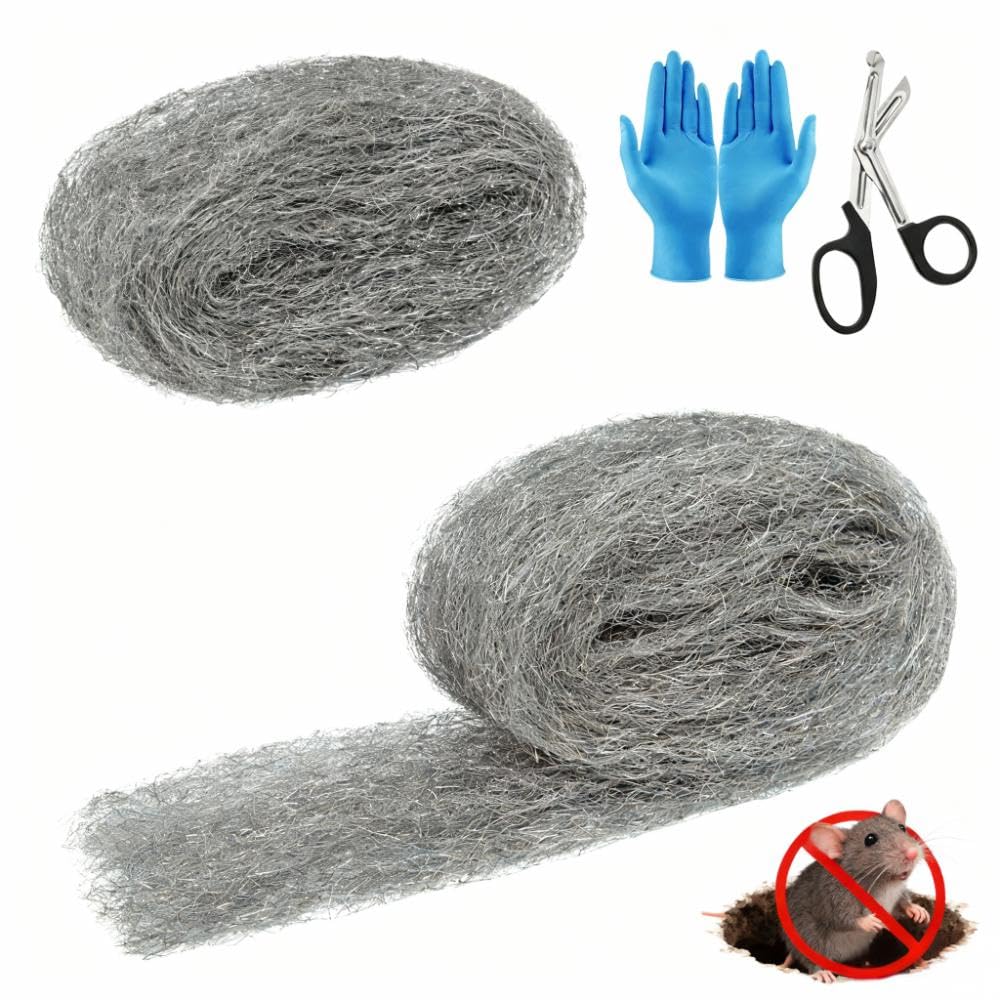 Wanqueen steel wool mice control rolls for durable hole sealing and rodent prevention.