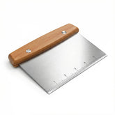 WANRHDZS dough cutter and bench scraper in use for precise pastry cutting