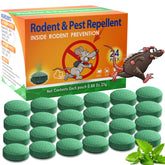Wardash peppermint rodent repellent pouch in the garage deters mice effectively