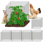 Warmfarm 24-pcs plant protector panels shown for quick garden protection from pests.