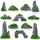 Warmtree fake rocks for diorama set enhance miniature scenes and storytelling
