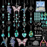 WASTROYAL DIY Suncatcher Kit box content showing organized supplies for easy crafting.