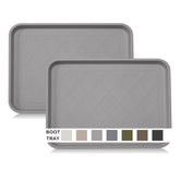 Wataniya Pet boot tray entryway two-pack keeps dirt contained at the door