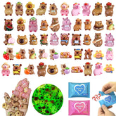 WAWIBEE 100-pcs mystery capybara blind bags with glow and classic figures for collectors