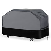 Waykea heavy duty grill cover 65-inch front view guards against rain and sun.
