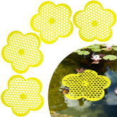 Wazitin floating bee island with flower shape offers a buoyant water source for pollinators.