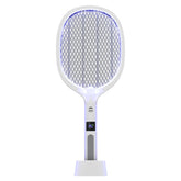 WBM SMART 2-in-1 electric zapper racket in action for fast insect kill