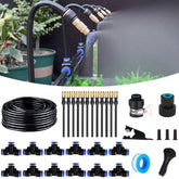WCBMIRRI quick connector drip kit with 50ft tubing for quick, flexible garden irrigation