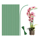 WDZZHOT 18-inch bendable plant stakes provide flexible support for upright growth.