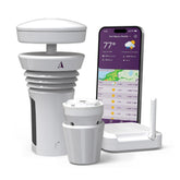 WeatherFlow Tempest main unit providing hyper-local weather data at a glance.