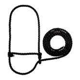 Weaver Leather braided rope cattle halter for durable daily handling.