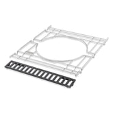 Weber Crafted Genesis frame insert assembly demonstrates easy integration with the right-side grate.