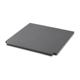 Weber Crafted glazed baking stone on grill delivering crisp crusts.